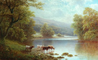 An der Wharfe, Bolton Woods von William Mellor